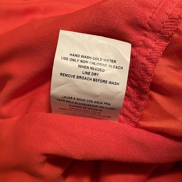 Glitter Orange Prom Homecoming Strapless Dress - Picture 8 of 8